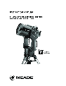 Meade Telescope LX90 owners manual user guide