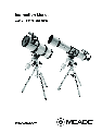 Meade Telescope LXD 75 owners manual user guide