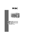 Melissa Microwave Oven 753-094 owners manual user guide