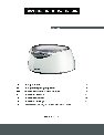 Melissa Ultrasonic Jewelry Cleaner 631-102 owners manual user guide
