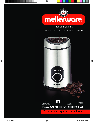 Mellerware Coffee Grinder 29105A owners manual user guide