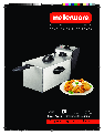 Mellerware Fryer 2 7 1 0 3 2000W owners manual user guide
