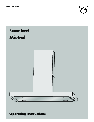 Mistral Ventilation Hood V ZUG LTD owners manual user guide