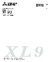 Mitsubishi Electronics Projector XL9U owners manual user guide