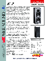 MK Sound Speaker K-15 K-7 owners manual user guide