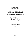 Mobi Technologies Thermometer 70119 owners manual user guide