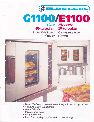 Moffat Convection Oven E100 owners manual user guide