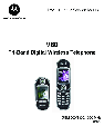 Motorola Telephone V80 owners manual user guide