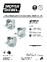 Moyer Diebel Dishwasher 201HT owners manual user guide