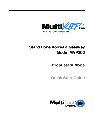 Multi-Tech Systems Network Card MVP200 owners manual user guide