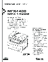 Muratec Fax Machine MFX-1430D owners manual user guide