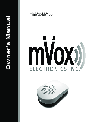 MVOX electronic Conference Phone miniVox-MV100 owners manual user guide
