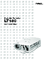 NEC Projector LT180 owners manual user guide