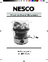 Nesco Electric Steamer ST-25 owners manual user guide
