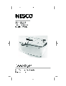 Nesco Fryer DF-1241 owners manual user guide