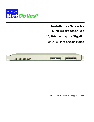 Net Optics Network Card Link Aggregator Tap 10/100 In-Line to GigaBit with SFP Monitor Ports owners manual user guide