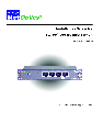 Net Optics Switch 10/100/1000 owners manual user guide