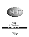 NHT Speaker 6.2 Ci owners manual user guide