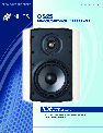 Niles Audio Speaker OS-25 owners manual user guide