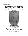 Nlynx Air Cleaner NEWPORT 9000 owners manual user guide