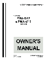 Nu-Vu Oven PMA -5/12 owners manual user guide