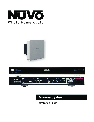 Nuvo Home Theater Server NV-MPS4 owners manual user guide