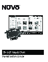 Nuvo Stereo System NV-MP owners manual user guide