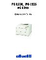 Olivetti Printer PG L230 owners manual user guide