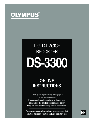 Olympus DVR DS-333 owners manual user guide