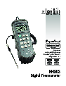 Omega Thermometer HH503 owners manual user guide