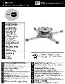 Omnimount Projector Accessories 3N1-PJT owners manual user guide