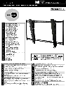 Omnimount TV Mount OM10053 owners manual user guide