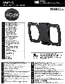 Omnimount TV Mount OM1100155 owners manual user guide