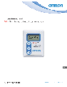 Omron Blood Pressure Monitor M24/7 owners manual user guide
