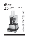 Oster Food Processor 137299 owners manual user guide