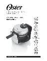 Oster Waffle Iron CKSTWFBF20 owners manual user guide