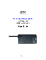 OTC Wireless Network Card ACR-201 owners manual user guide