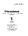 Palsonic CRT Television 3499P owners manual user guide