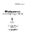 Palsonic CRT Television 5159G owners manual user guide