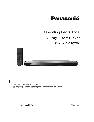 Panasonic Blu-ray Player DMPBDT220 owners manual user guide
