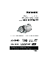 Panasonic Camcorder HDC-SDT750K owners manual user guide