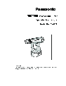 Panasonic Cordless Drill EY6932 owners manual user guide