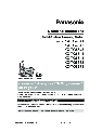 Panasonic Cordless Telephone KX-TG6842 owners manual user guide