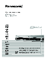 Panasonic DVR DMR-E53 owners manual user guide