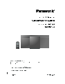 Panasonic Stereo System SC-HC35 owners manual user guide
