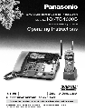 Panasonic Telephone KX-TGA400B owners manual user guide