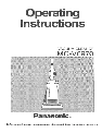 Panasonic Vacuum Cleaner MC-V6970 owners manual user guide