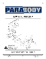 ParaBody Home Gym LP5 owners manual user guide
