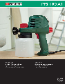 Parkside Paint Sprayer PFS 100 A1 owners manual user guide