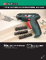 Parkside Power Screwdriver PAS 3.6 A1 owners manual user guide